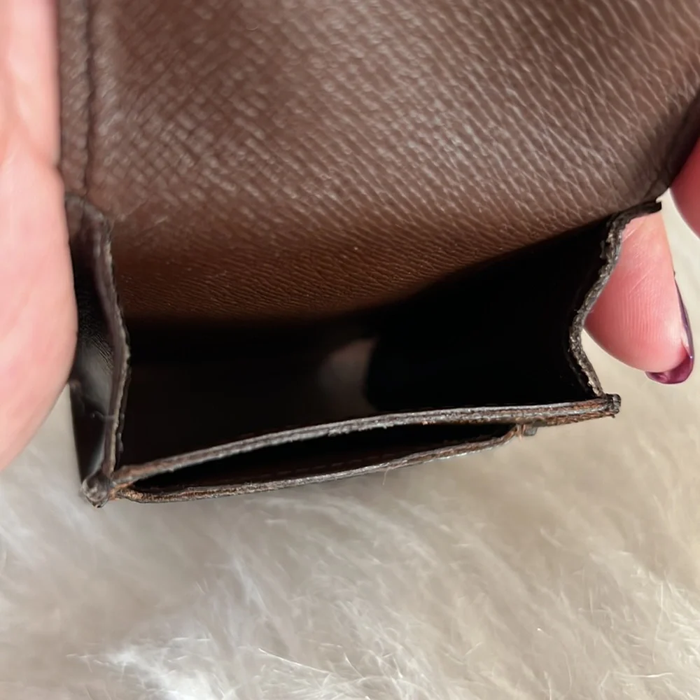 Louis Vuitton Damier Ebene Cigarette Case or lipstick case. Date Code CT0093 - Picture 13 of 15